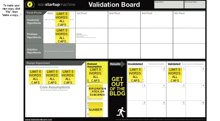 Validation Board Template Guide | PDF | Computing And Information ...
