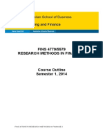 FINS4479 5579 Empirical Methods in Finance 2 S12014.v3