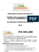 2 Utilizare IPA Online - Fermier Cu Solicitari SAPS Anterioare 2014