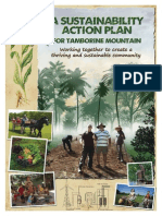 Sustainability Action Plan. Working Together To Create A Sustainable Community