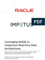 Leveraging NoSQL Database Technology to Implement Real-time Data Architectures- Webcast