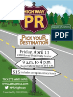 PR Spring Conference 2014 Flyer