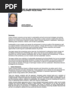 Ecological Footprint and Human Development Index and Capability for Sustainable Development Trajectories