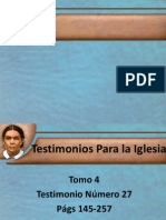 Testimonio para La Iglesia Tomo 4, Número 27