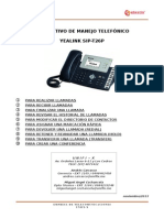 Instructivo Manejo Telefono Yealink PDF