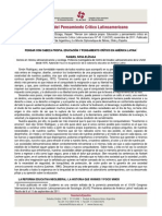 Educacion y Pensamiento Critico-Raquel Sosa