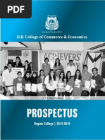 Degree Prospectus 2013 HR College