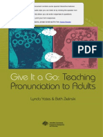 Teaching Pronunciation To Adults