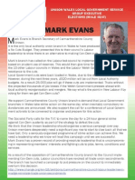 Re-Elect Mark Evans To Unison SGE