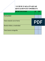 lista de cotejo para evaluarla elaboracion de cintillos