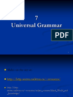 7 Universal Grammar