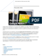 Análisis Del Tablet Nexus 7 (2013) y Prueba A Fondo - Teknófilo PDF