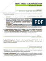 normativa plan autoprotección