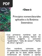 Clase2.Nomenclatura botánica