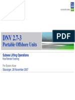 DNV 2.7 3 Portable Offshore Units Overview