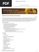 Digital Microwave Transmission & Link Design