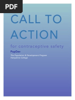 Call To Action For Contraceptive Safety