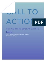 Call To Action For Contraceptive Safety