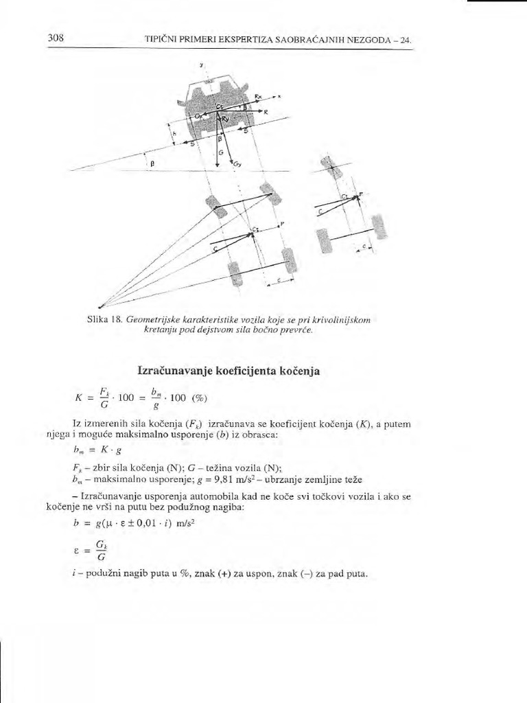Računske Formule Za Brzinu I Saobraćajne Nezgode 13 | PDF