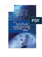 SENHOR, Ensina-Nos A Contar Os Nossos Dias - Watchman Nee (Livreto)