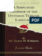 (Sir James W. Redhouse) A Simplified Grammar of TH