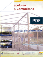 El Invernaculo en La Huerta Comunitaria - Manual de Construcción.