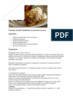 Escalopes de Poulet Simplissime Au Parmesan 4 Portions