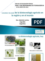 Estado Actual de La Biotecnologia - Gabriela Levitus