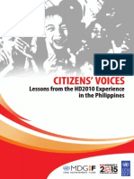 Citizens' Voices - MDG Philippines
