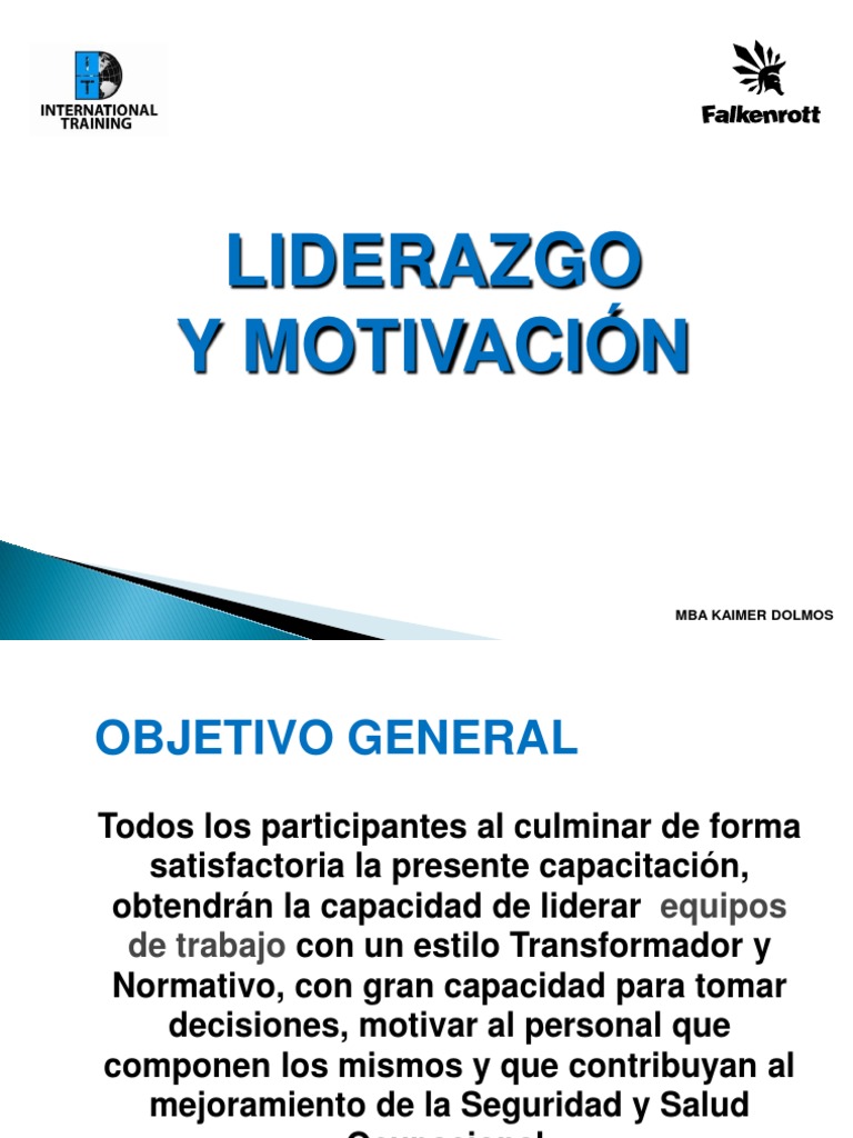 Liderazgo y Motivac P Final | PDF | Crecimiento personal y profesional ...