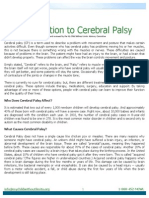 Introduction to Cerebral Palsy: Causes, Symptoms, Diagnosis and Treatment