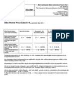 Pricelist Bike Rental 2010 (1)