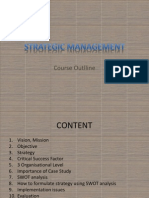 Strategic Management Outline