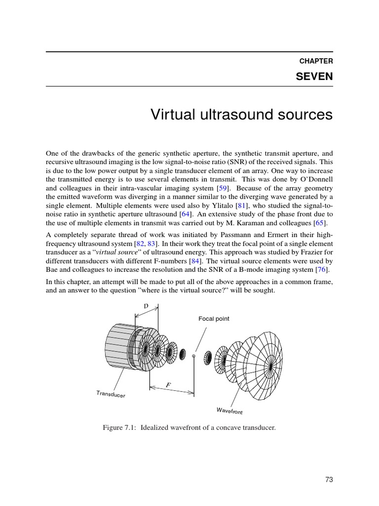 Virtual Sources in Ultrasound | PDF