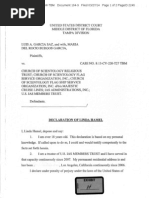 Garcia v. Scientology: Declaration of Linda Hamel