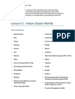 Lecture 5: Indian Ocean Worlds: Places and Names