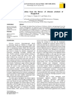 Essential  oil  composition  from  the  flowers  of Alstonia  scholaris of 
Bangladesh