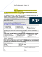 2013 PG Application Form