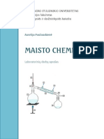 Maisto Chemija Labaratoriniai Tyrimai