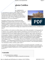 Doctrina de La Iglesia Católica - Wikipedia, La Enciclopedia Libre