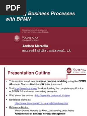 Sem Pm 12 13 Bpmn Object Management Group Business Process