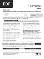 Innovation Worksheet