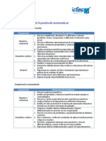 Afirmaciones Por Componente y Competencia. Prueba Dematem+íticas - Grados 1 A 5 y de 6 A 9