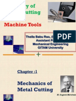 Mechanics of Metal Cutting