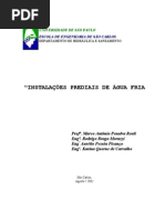 Apostila de Instalações hidráulicas