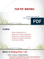 PET Writing Day Du PDF