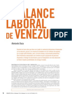 Balance Laboral en Venezuela