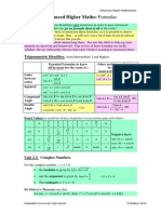 Ah Formulae