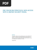 Emc Isilon Multiprotocol Data Access With A Unified Security Model For SMB and Nfs