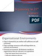 Organizing in 21st Century